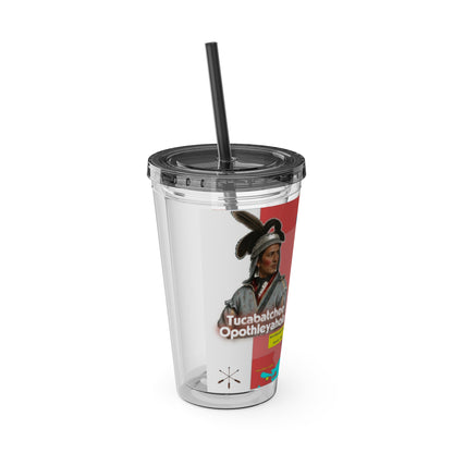 Opothleyahola Sunsplash Tumbler with Straw, 16oz