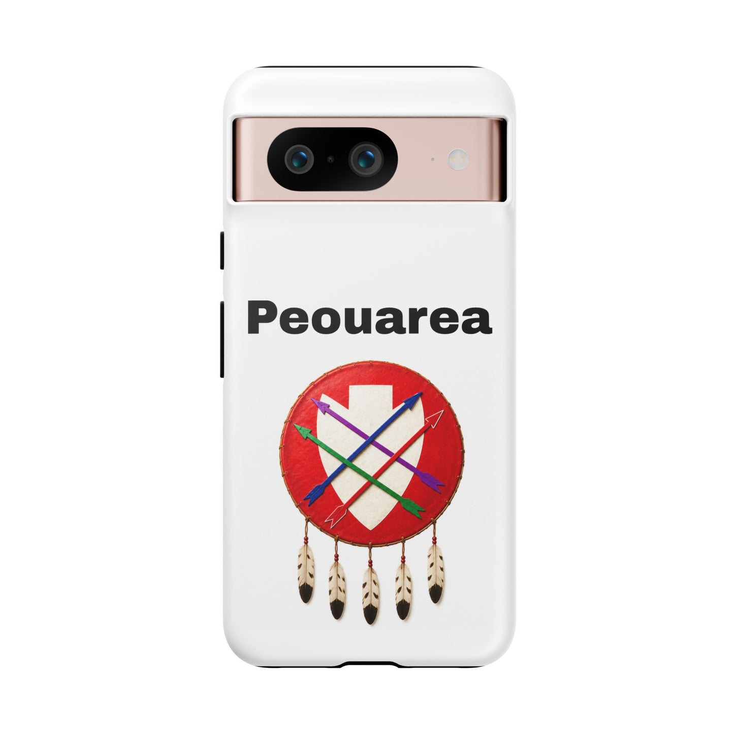 Peoria Phone Case — 'Peouarea' Dreamcatcher Shield Design