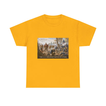 Chief Little Turtle Historical Battle Tee — "The U.S. Greatest Defeat by a Tribe" Cotton T-Shirt