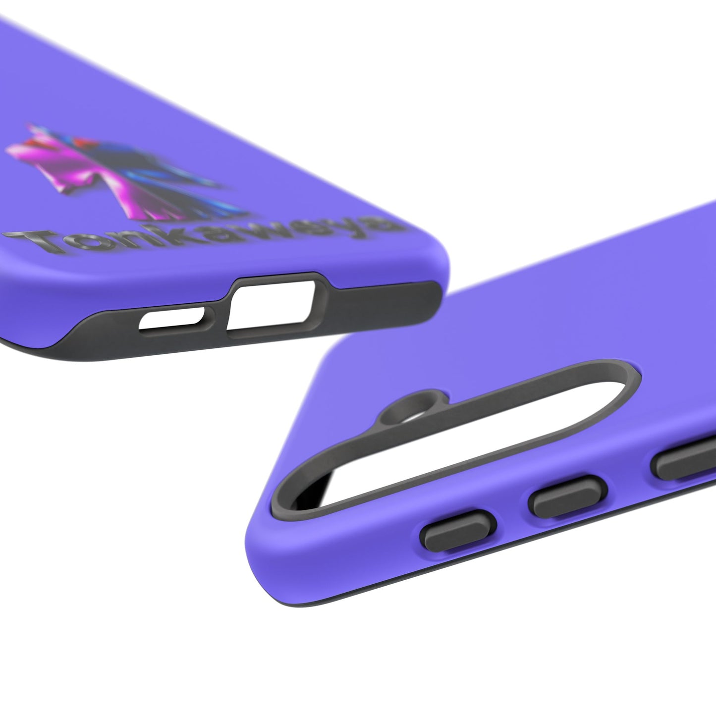 Tonkawa Phone Case — Tonkkaweya Sunrise Design (Protective Purple Hard Shell)