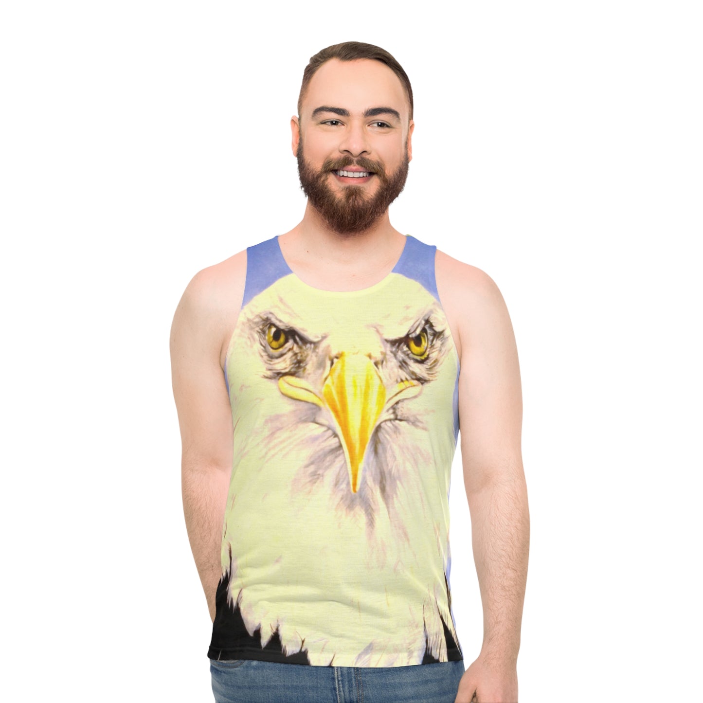 Bald Eagle All-Over Print Tank Top — Patriotic Eagle Graphic Tank
