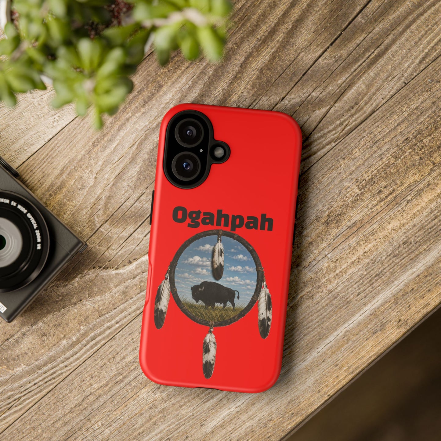 Quapaw Ogahpah Buffalo Phone Case — Native-Inspired Tough Case