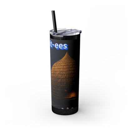 Wichita Skinny Tumbler with Straw, 20oz