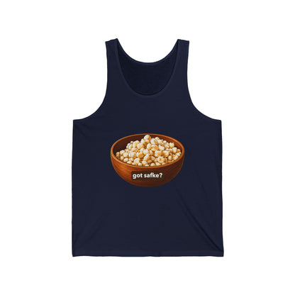 Got Safke Tank Top — "got s afke?" Funny Snack Lover Graphic Tank