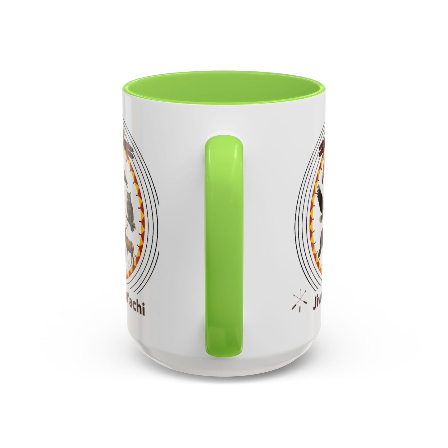Otoe Missouria Native Animal Circle Mug – 'Jiwere-Nut'achi' Illustrated Coffee Cup (11oz/15oz)