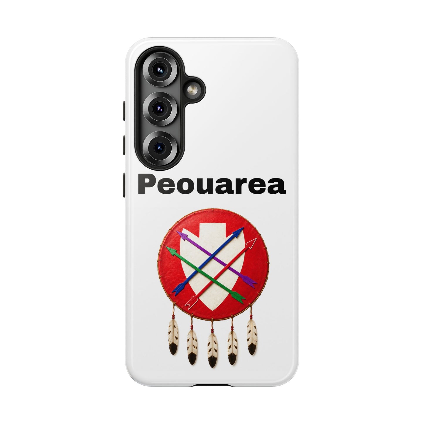 Peoria Phone Case — 'Peouarea' Dreamcatcher Shield Design