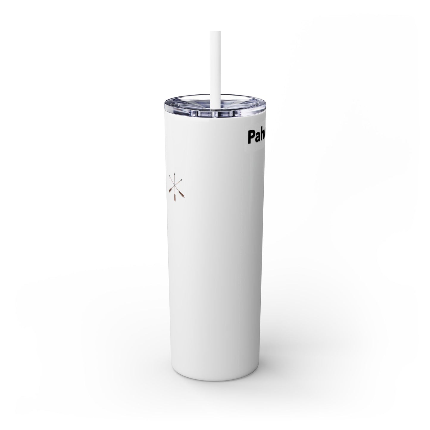 Iowa 20oz Skinny Tumbler with Native Dreamcatcher Design - 'Pahodje' Travel Straw Cup