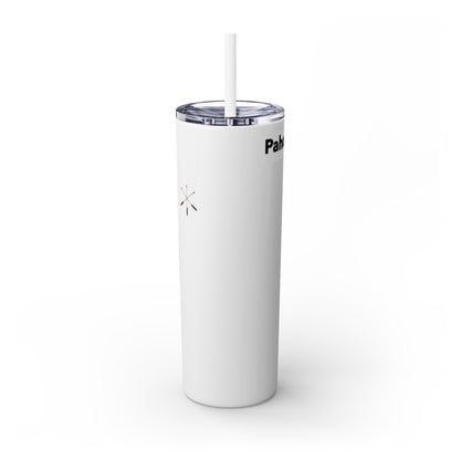 Iowa 20oz Skinny Tumbler with Native Dreamcatcher Design - 'Pahodje' Travel Straw Cup