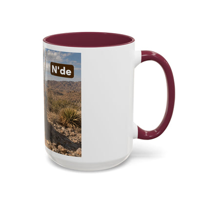 Ft. Sill Apache Desert Scene Coffee Mug — 'N'de' Southwest Landscape 11/15oz