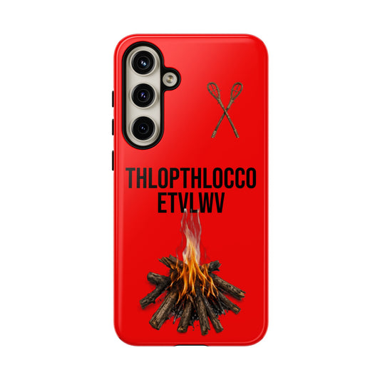 Thlopthlocco Protective Phone Case —  Text "THLOPTHLOCCO ETVLWV"