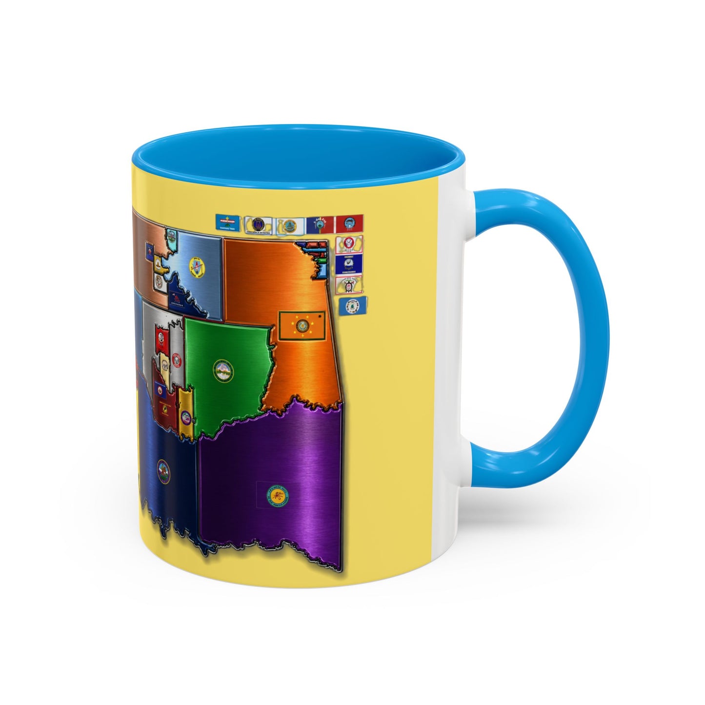 NDN Terr Colorful Mugs (11oz, 15oz)