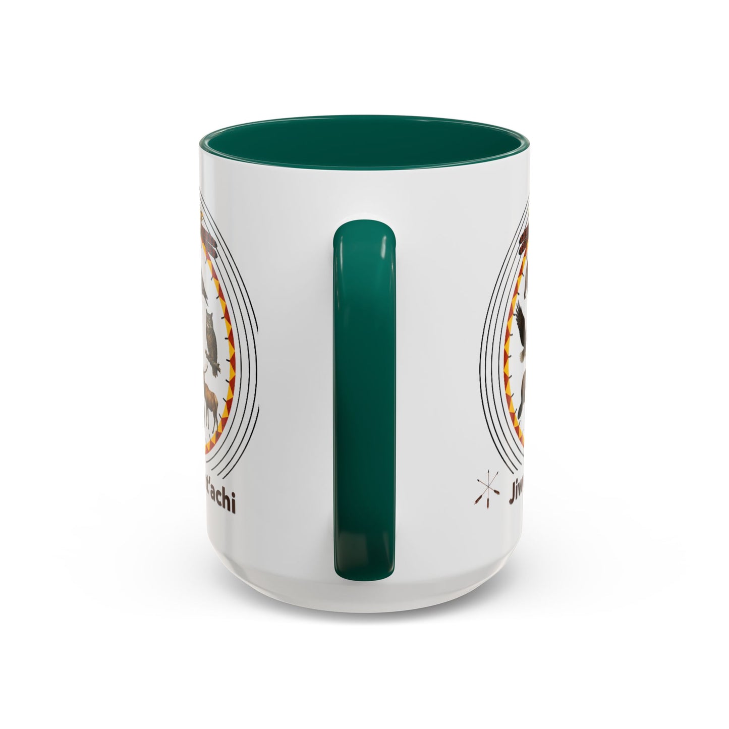 Otoe Missouria Native Animal Circle Mug – 'Jiwere-Nut'achi' Illustrated Coffee Cup (11oz/15oz)
