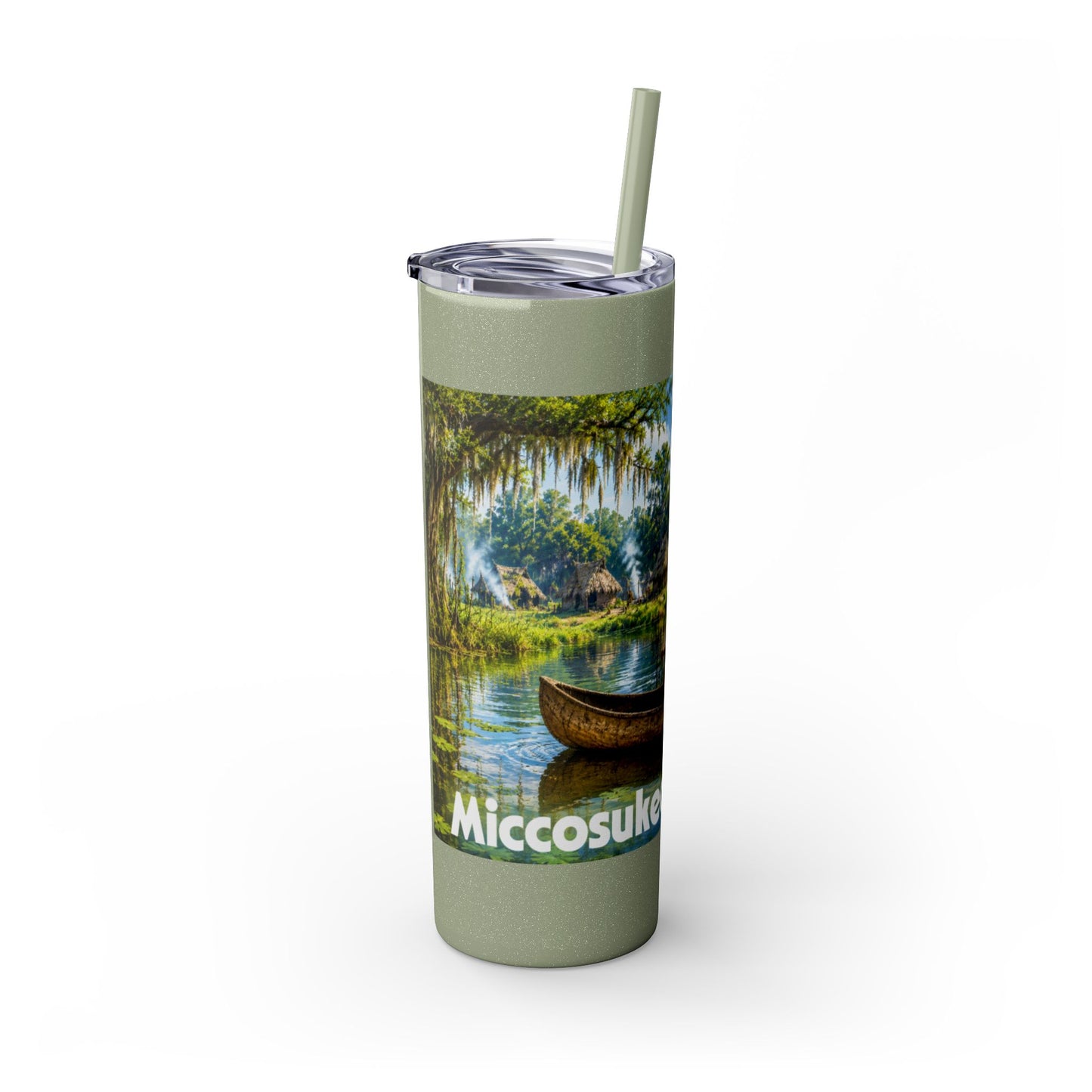 Seminole Skinny Tumbler with Straw, 20oz