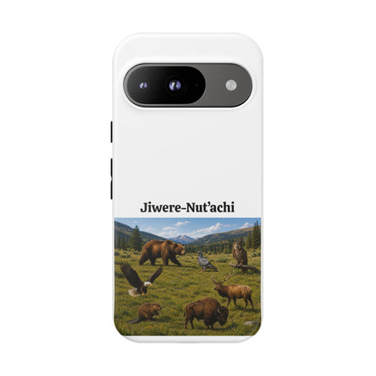 Otoe-Missouria Phone Tough Case — Bold 'Tough Cases' Graphic Protective Cover