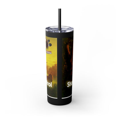 Shawnee Absentee Skinny Tumbler with Straw, 20oz