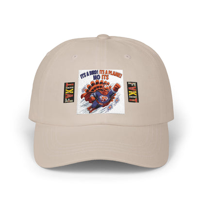 Turkey Dad Cap with Retro Turkey 'It’s A Murder, It’s A Massacre, No It’s' Graphic — Thanksgiving Hat