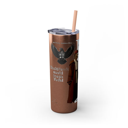 Blackhawk Skinny Tumbler 20oz – "BlackHawk could teach Yoda" Design