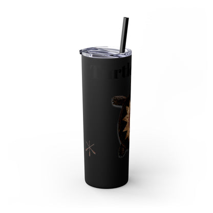Wyandotte Skinny Tumbler with Straw, 20oz