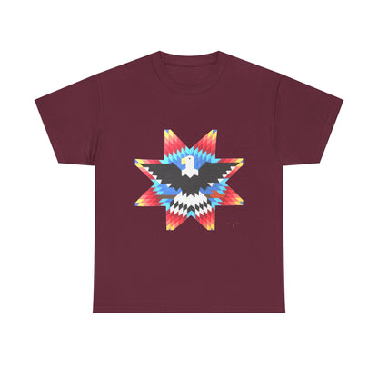 Native Star Eagle Graphic Tee with Arrow Backprint