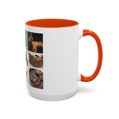 Aztec Artifact Photos Collage Coffee Mug (11oz/15oz)