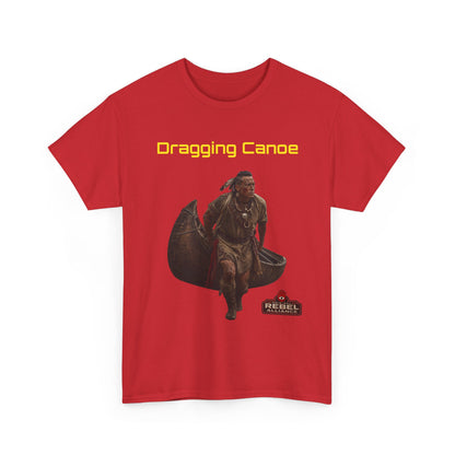Dragging Canoe Canoe Warrior T-Shirt — Native American Historical Tribute Tee