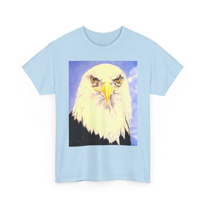 Bald Eagle Graphic Tee — Patriotic Vintage Bird T-Shirt with Arrow Back Design