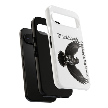 Sac&Fox Phone Case — 'Blackhawk' Raven Crest Protective Tough Case