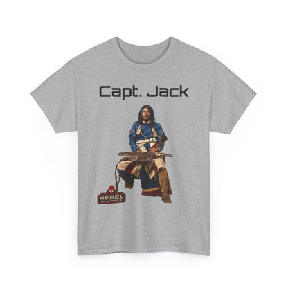 Capt. Jack Graphic Tee — Vintage Captain Illustration Shirt