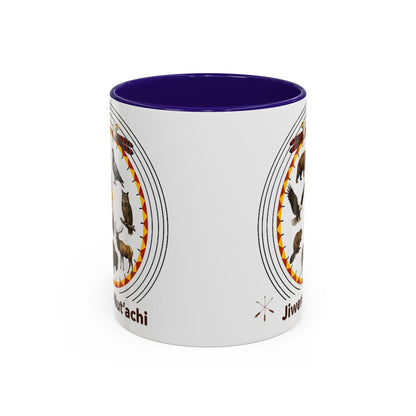 Otoe Missouria Native Animal Circle Mug – 'Jiwere-Nut'achi' Illustrated Coffee Cup (11oz/15oz)