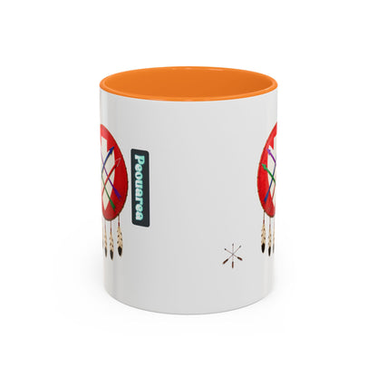Peoria Powawera Dreamcatcher Coffee Mug — Colorful 11oz & 15oz Ceramic