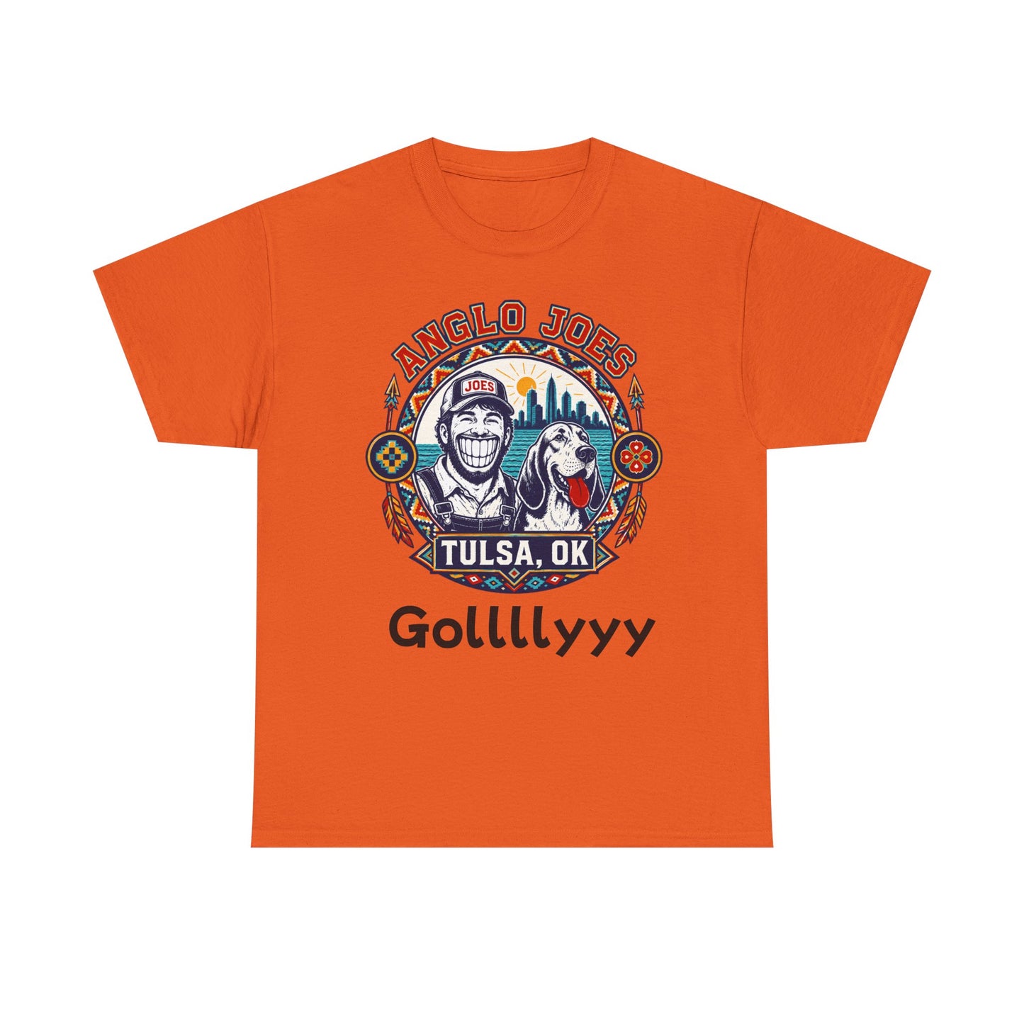 Anglo Joe’s Tulsa Tee Gollllyyyy — 'Gollllyyy' Retro Sports Graphic T-Shirt