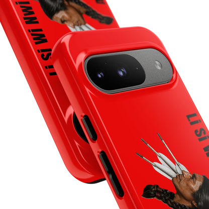Absentee Shawnee Headdress Phone Case — 'Li Si Wi Ni' Design