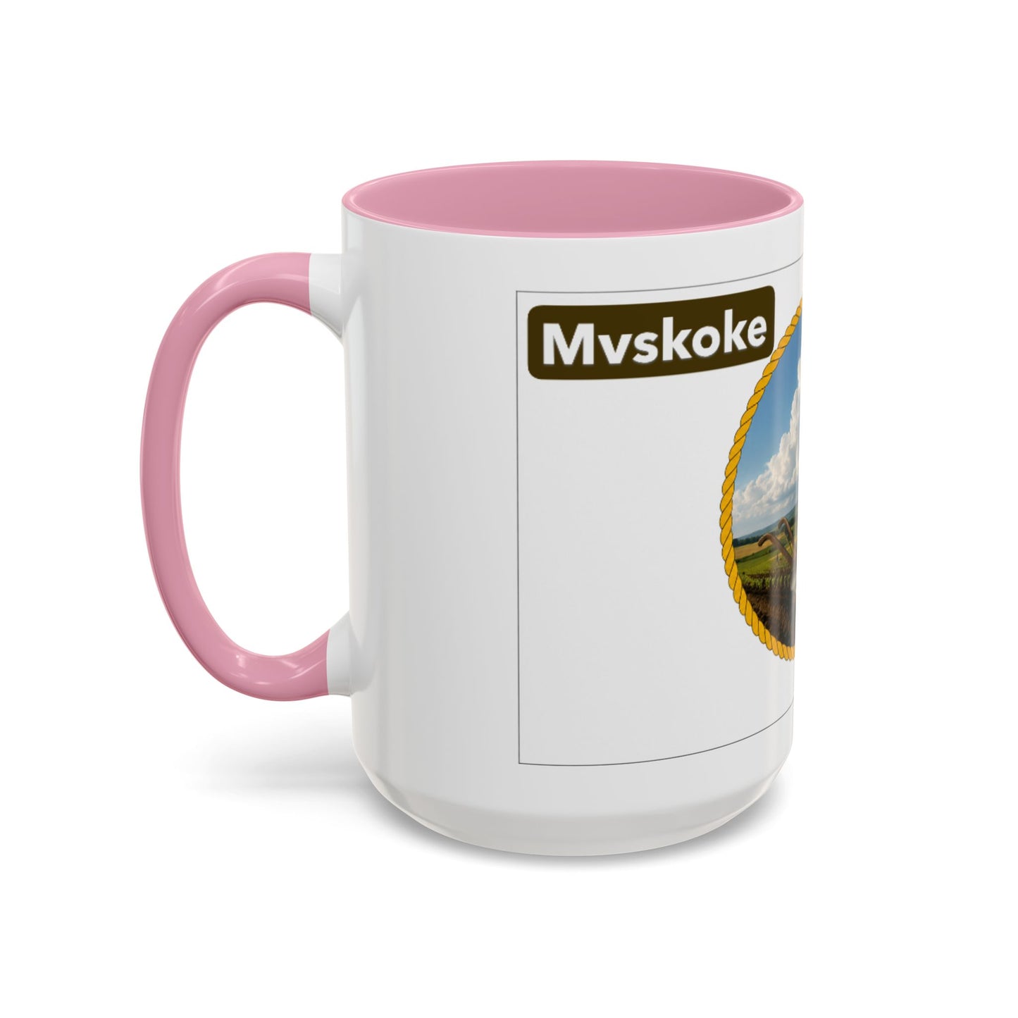 Muscogee Scenic Harvest Coffee Mug – Rustic Countryside Landscape 11oz/15oz
