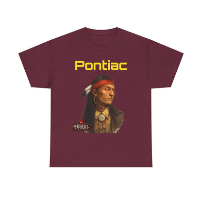 Pontiac Portrait T‑Shirt — Native Chief Graphic Tee