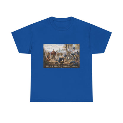 Chief Little Turtle Historical Battle Tee — "The U.S. Greatest Defeat by a Tribe" Cotton T-Shirt