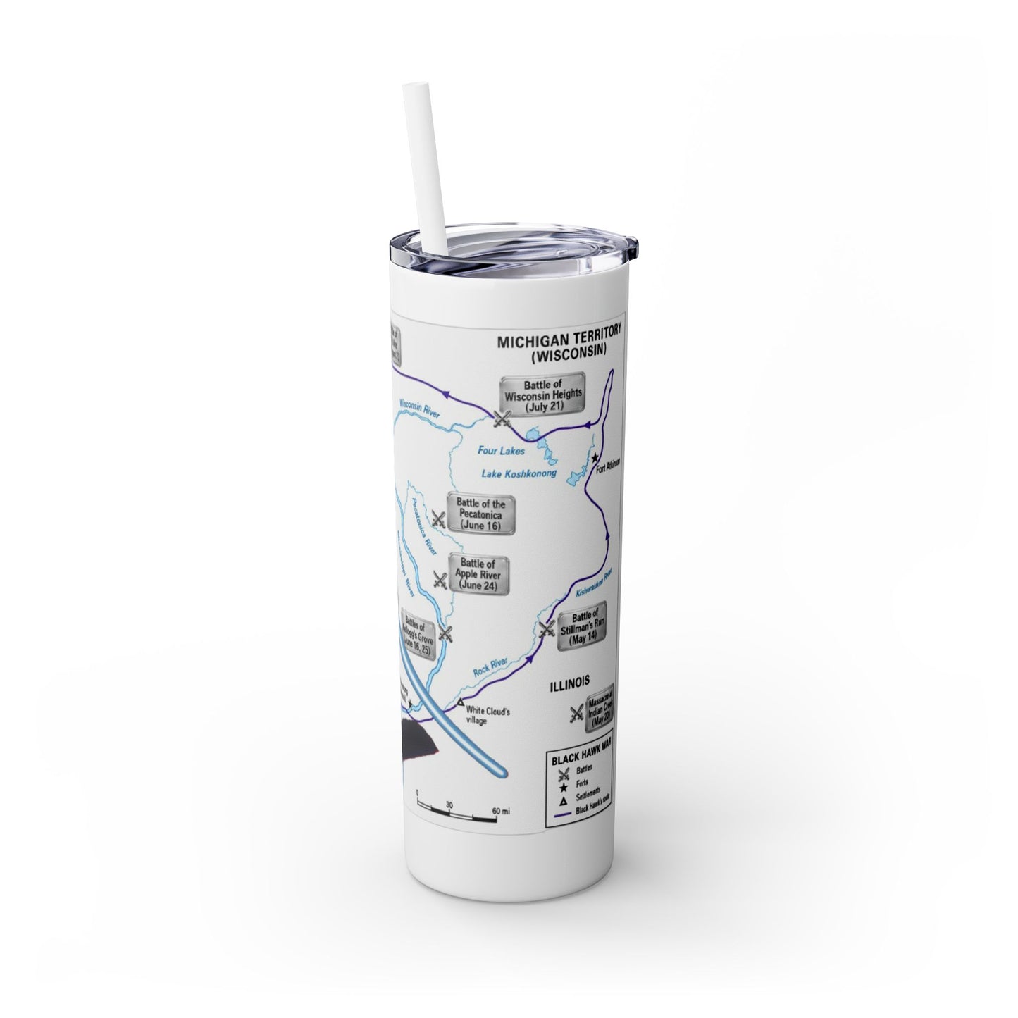 Blackhawk Skinny Tumbler 20oz – "BlackHawk could teach Yoda" Design