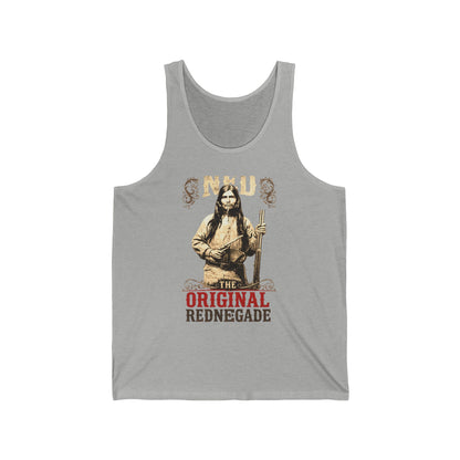 Original Rednegade Tank Top — Vintage Native American Warrior Graphic