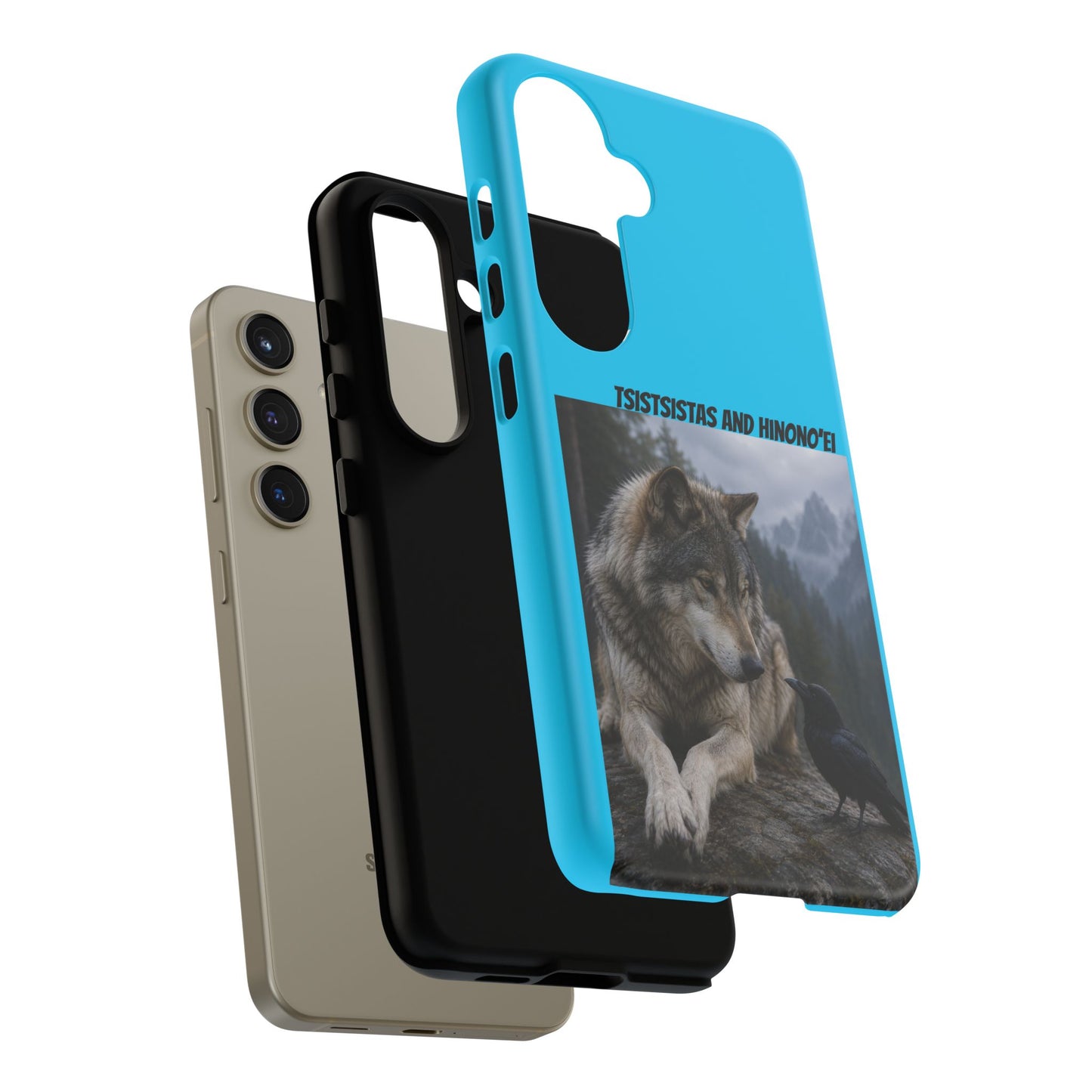 Cheyenne Arapaho Phone Case — 'Tsistsistas and Nihonnei' Protective Silicone Cover
