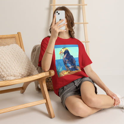 Puffin Beach Tee — Vintage Seaside Bird Graphic T-Shirt