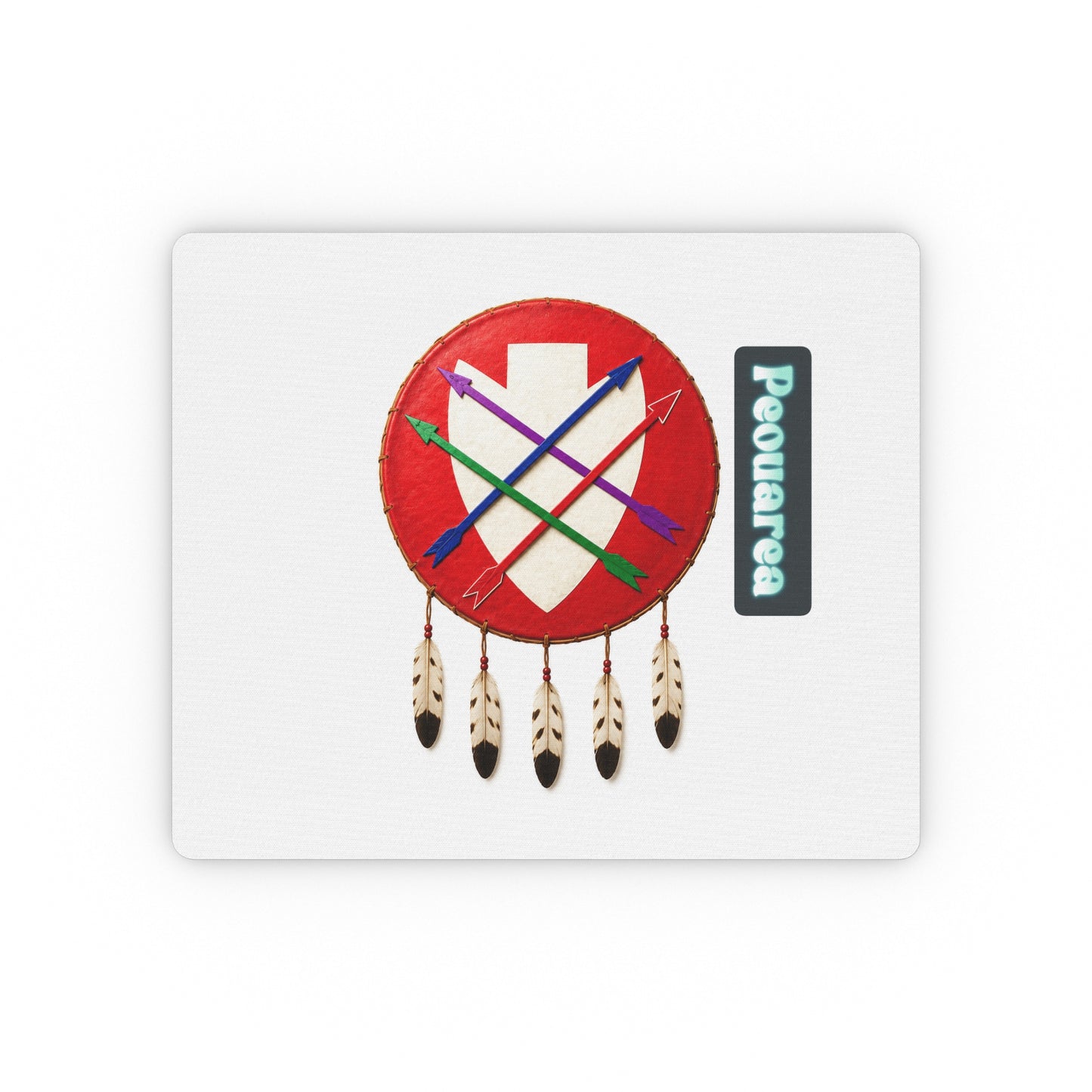 Peoria  Mouse Pad — 'Peouarea' Desk Mat
