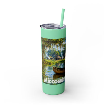 Seminole Skinny Tumbler with Straw, 20oz