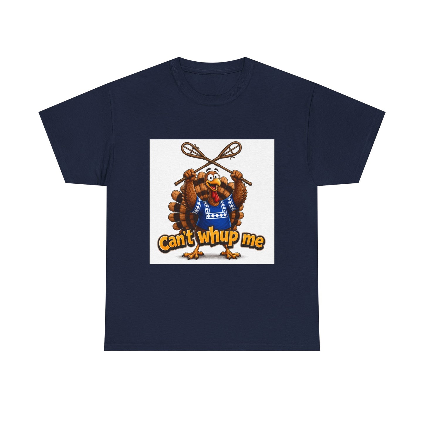 Turkey Mascot Tee — 'Can't Whup Me' Funny Thanksgiving T‑Shirt