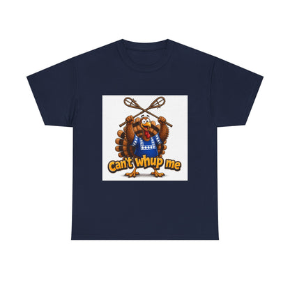 Turkey Mascot Tee — 'Can't Whup Me' Funny Thanksgiving T‑Shirt