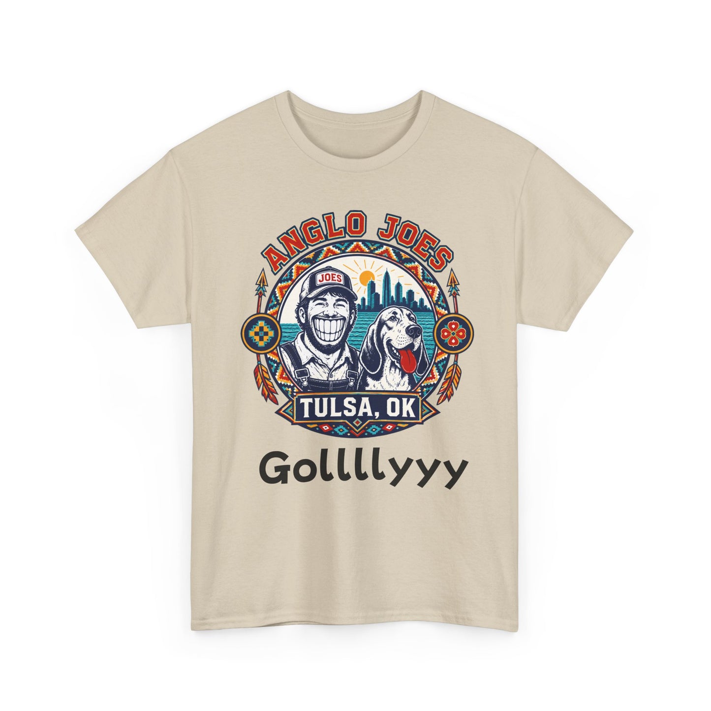 Anglo Joe’s Tulsa Tee Gollllyyyy — 'Gollllyyy' Retro Sports Graphic T-Shirt