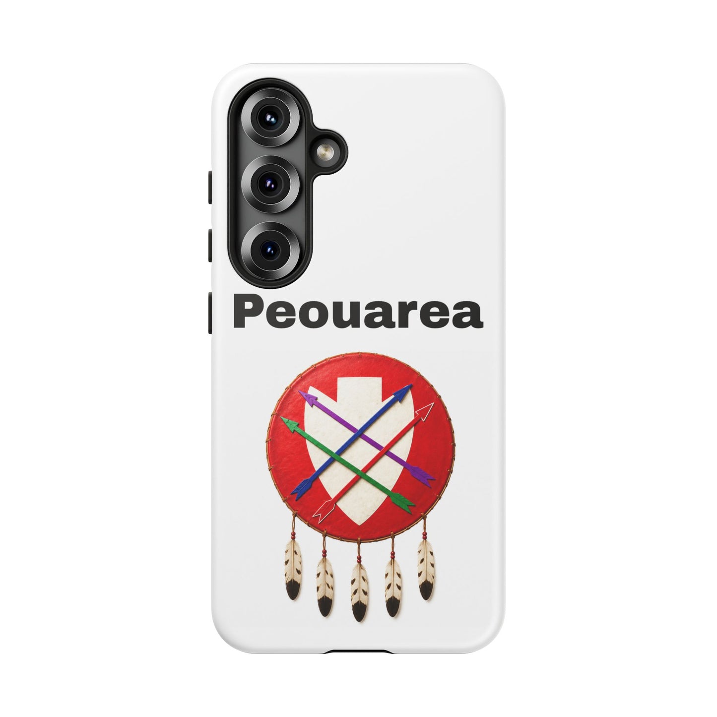 Peoria Phone Case — 'Peouarea' Dreamcatcher Shield Design