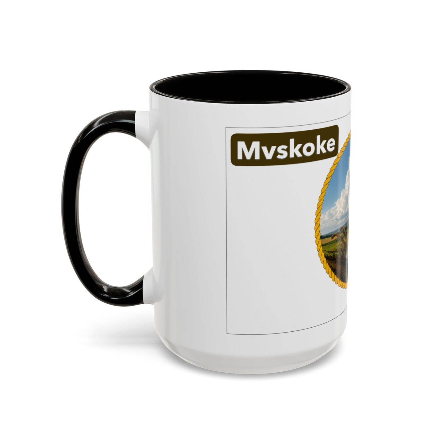 Muscogee Scenic Harvest Coffee Mug – Rustic Countryside Landscape 11oz/15oz