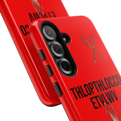Thlopthlocco Protective Phone Case —  Text "THLOPTHLOCCO ETVLWV"