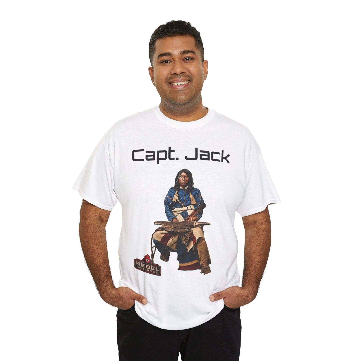 Capt. Jack Graphic Tee — Vintage Captain Illustration Shirt