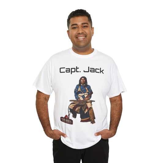 Capt. Jack Graphic Tee — Vintage Captain Illustration Shirt