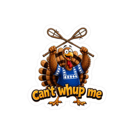 Funny Turkey 'Can't Whup Me' Vinyl Sticker